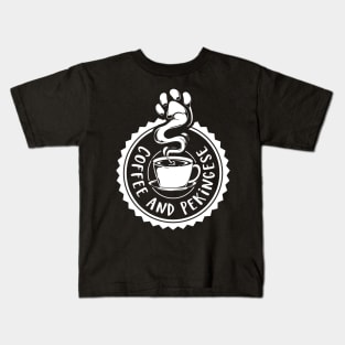 Coffee and Pekingese - Pekingese Kids T-Shirt